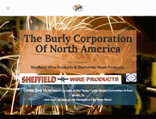 Tablet Screenshot of burlycorp.com